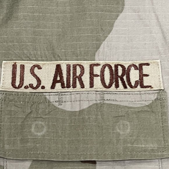 US Air Force Combat Military Coat Desert Jacket Medium Regular Camouflage Beige - Picture 8 of 16